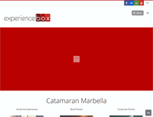 Tablet Screenshot of catamaranmarbella.com